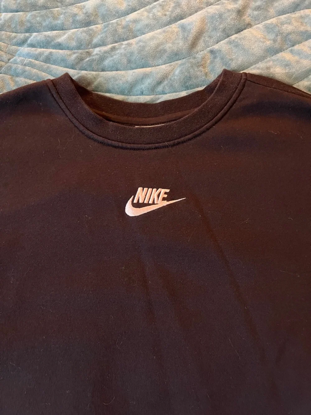 Nike Black Pullover Crewneck Sweatshirt Sportswear Club Fleece XL